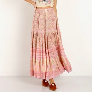 Poinciana Maxi Skirt in Cotton Candy